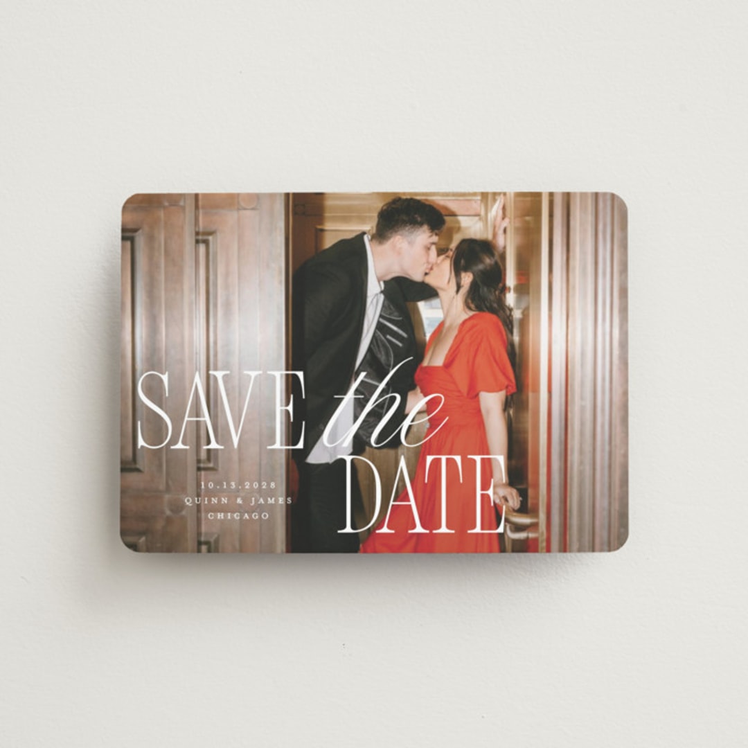 "Love Song" - Save the Dates in Snow by Pixel and Hank - Front
