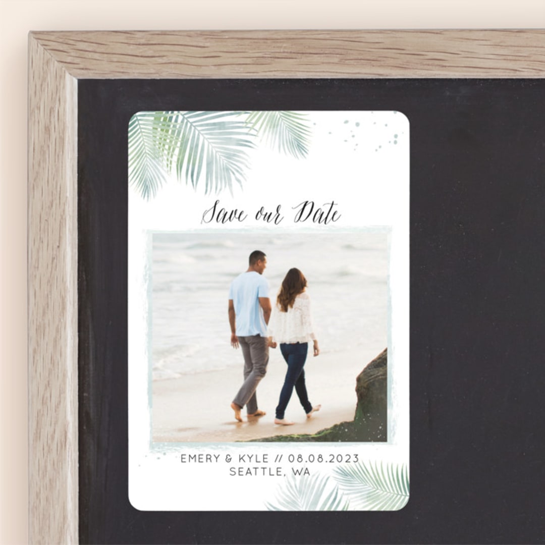 "Sunny Wedding" - Save the Dates in Seafoam by My Splendid Summer - Front