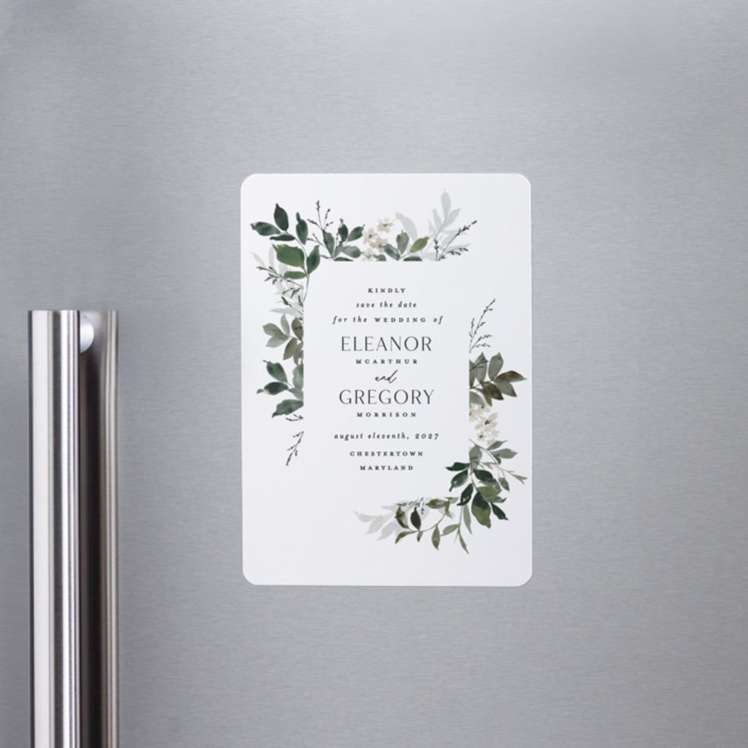 "Grove" - Save the Dates in Meadow by Everett Paper Goods - Front