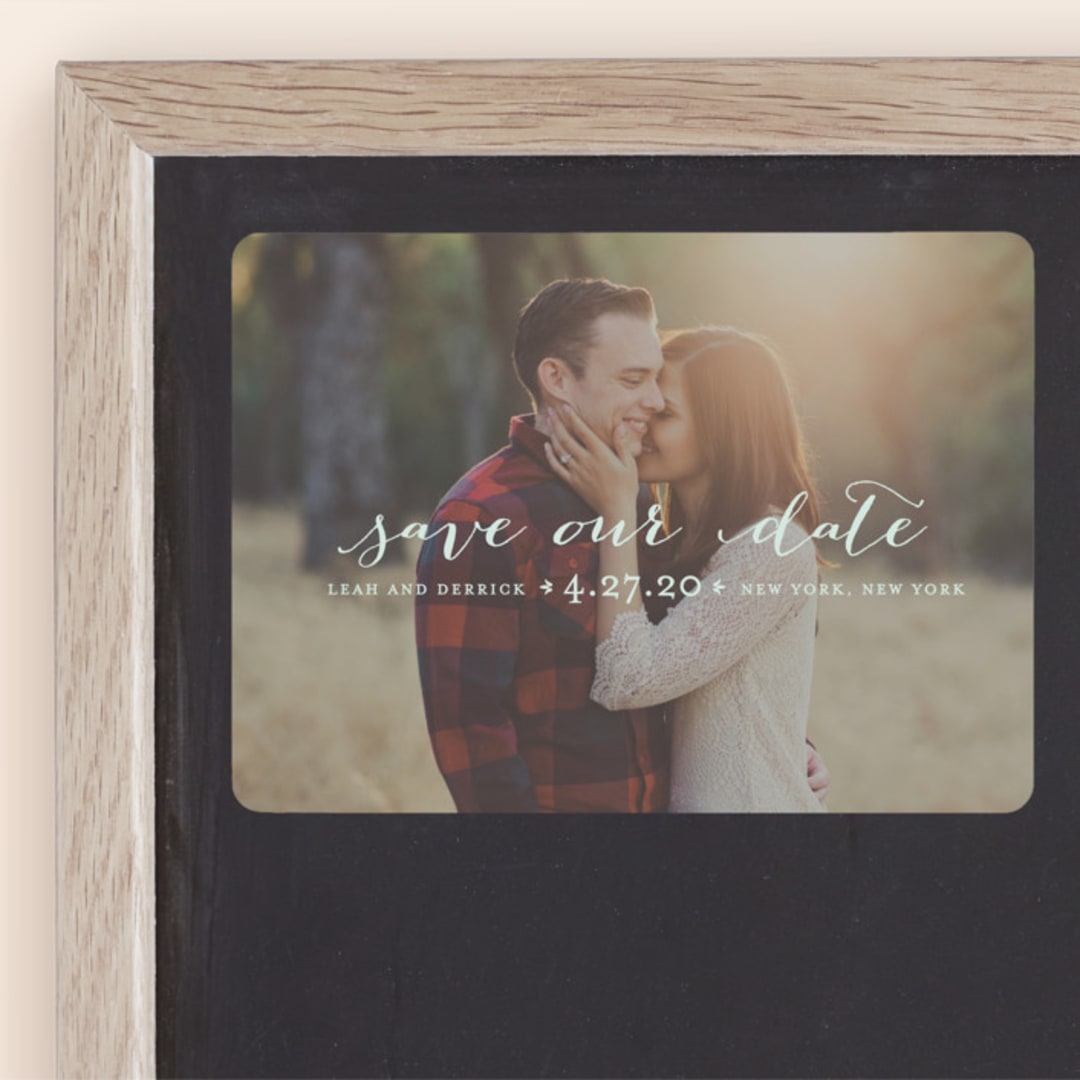 "Meet in the Middle" - Save the Dates in Sky by Lauren Chism - Front