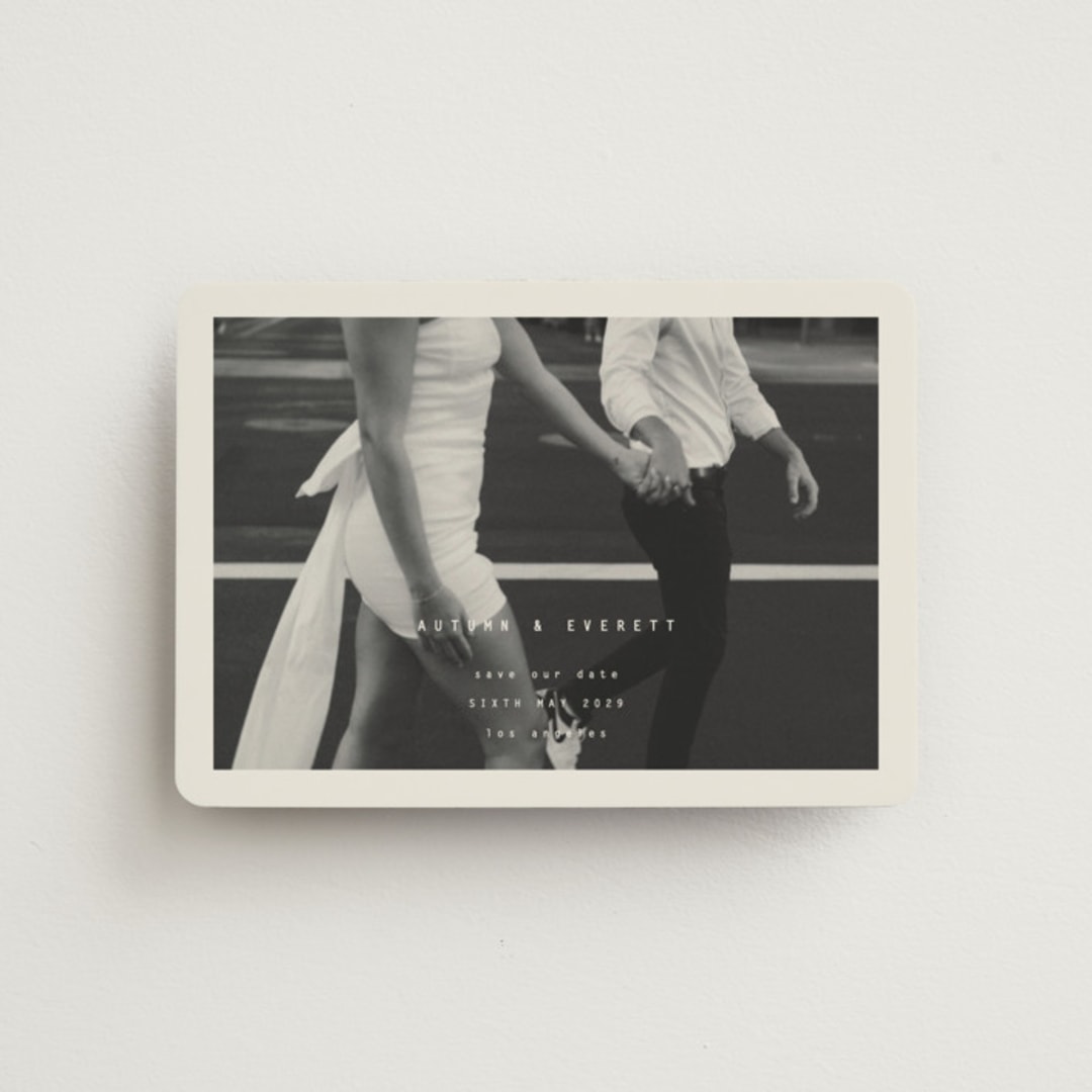 "Nonnette" - Save the Dates in Vanilla by Blustery August - Front