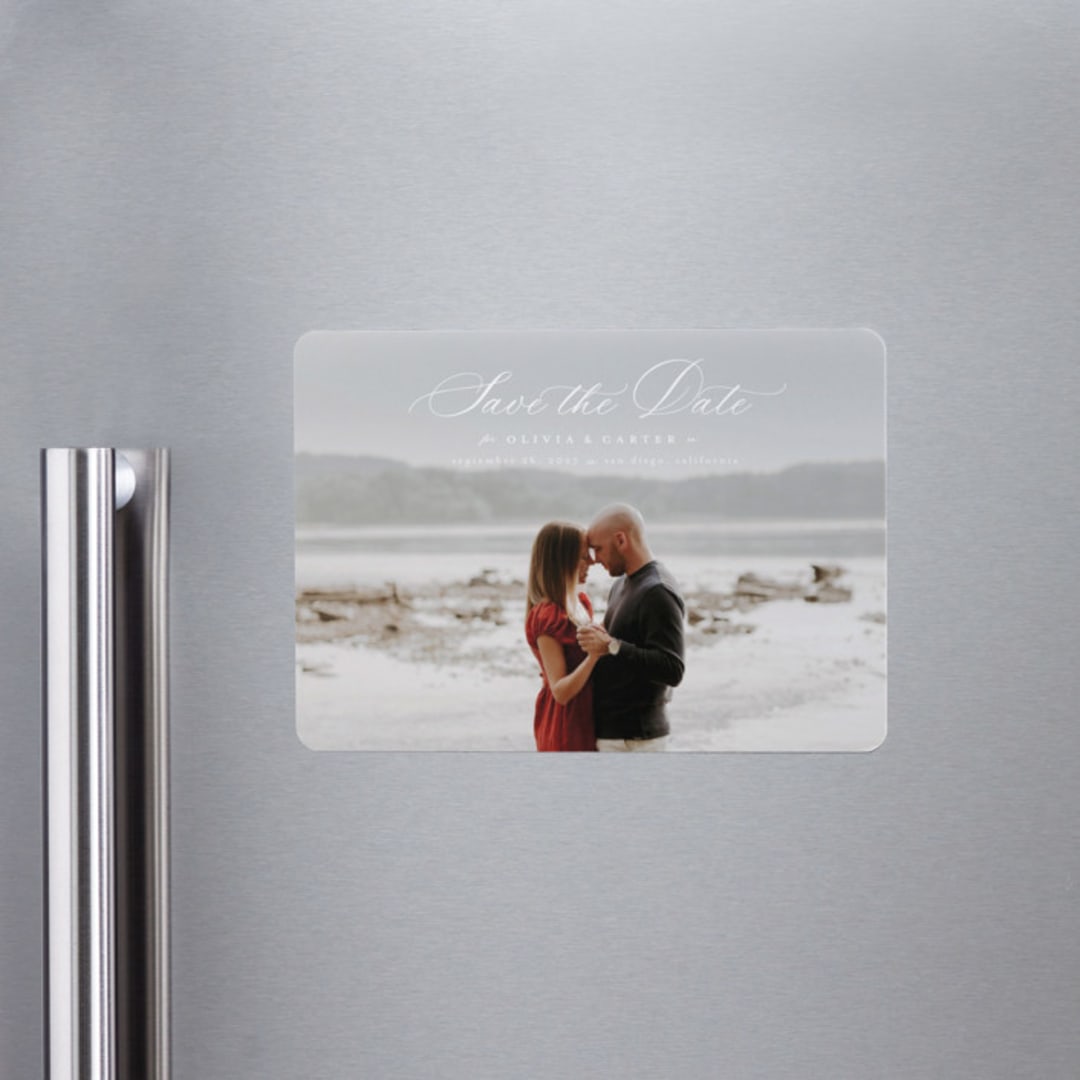 "Enchanted Love" - Save the Dates in Cloud by Ashlee Townsend - Front