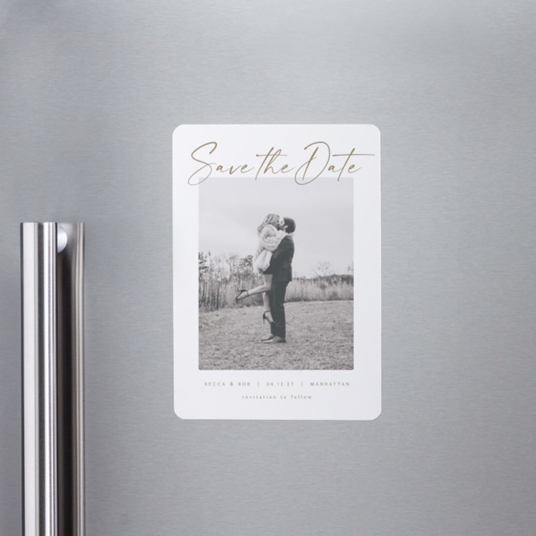 "Flash Dance" - Save the Dates in Ivory by AK Graphics - Front