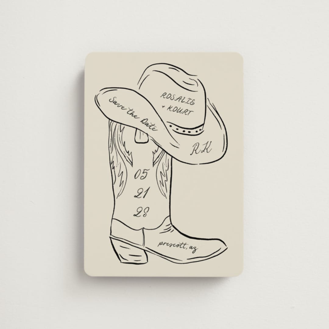 "Lariat" - Save the Dates in Sand by Jelena Vuletic - Front