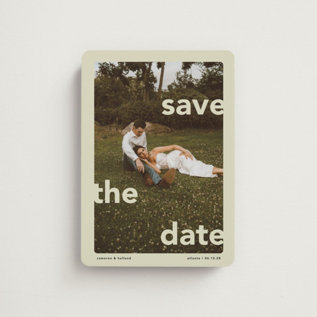 "save.the.date" - Save the Dates in Mint by Lori Wemple - Front