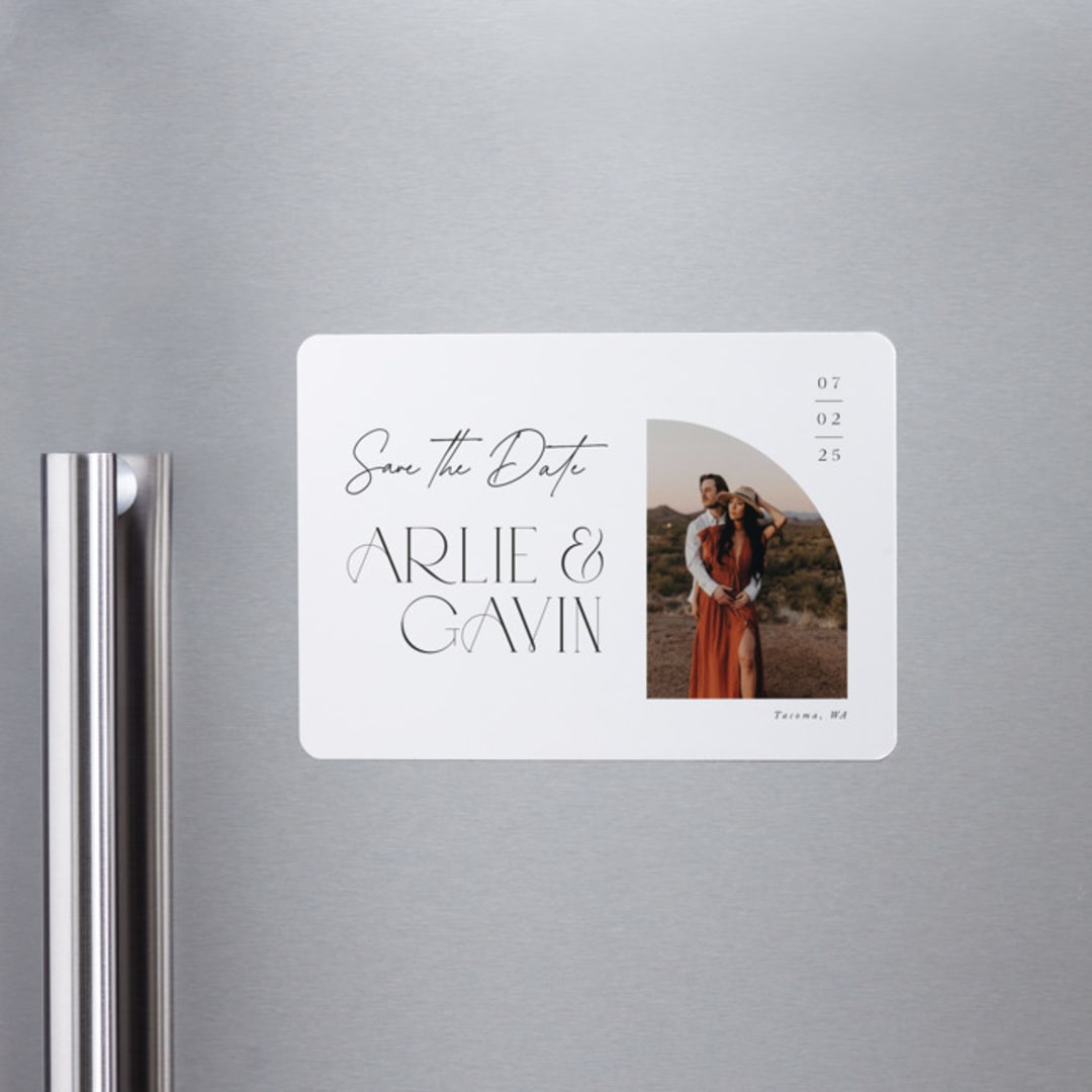 "Deco" - Save the Dates in Moonstone by Chryssi Tsoupanarias - Front