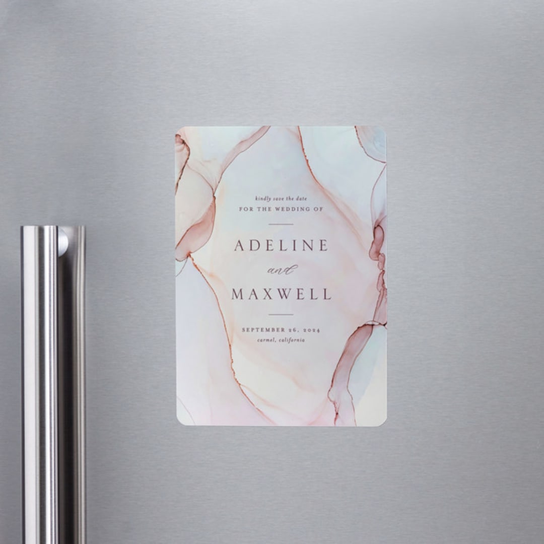 "opalescent" - Save the Dates in Opal by Erin Deegan - Front