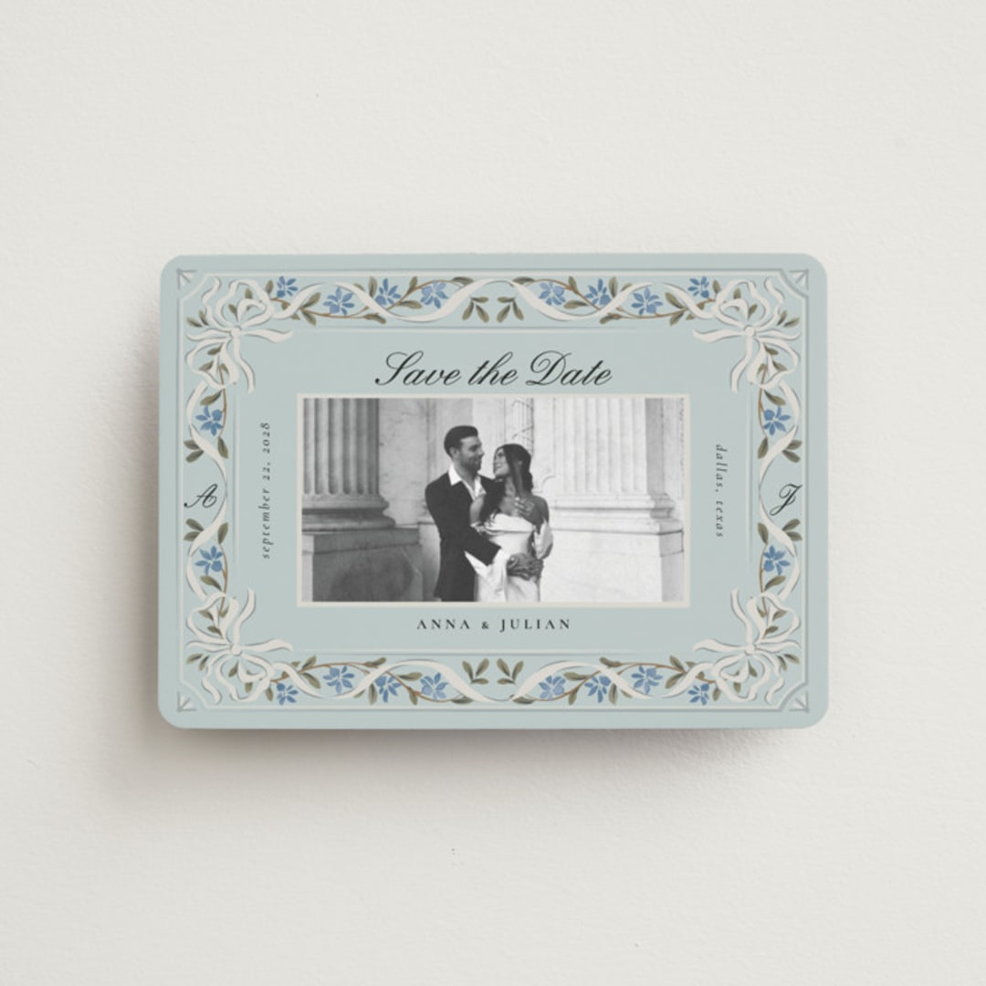 "Romantic Elegance" - Save the Dates in Sky by Ana de Sousa - Front