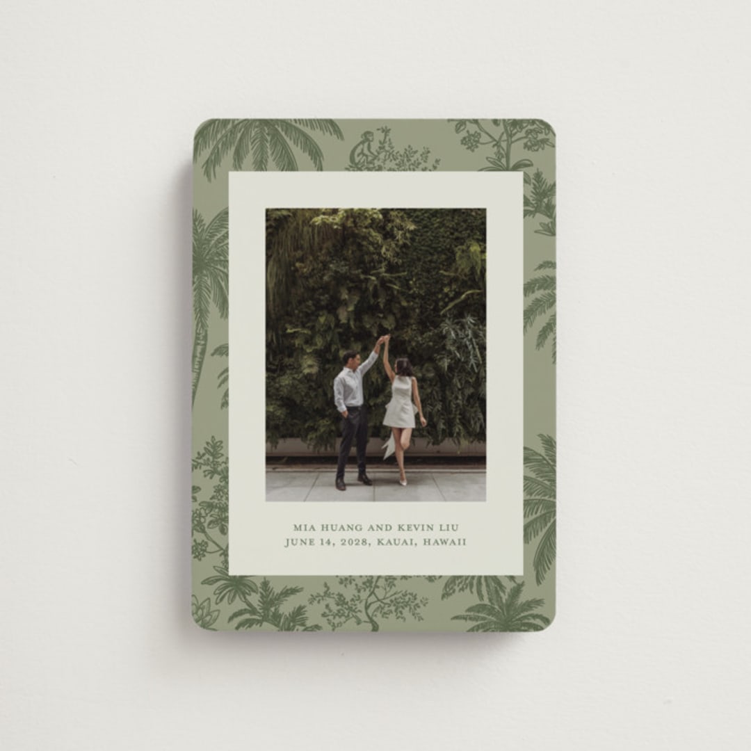 "Tropicale" - Save the Dates in Jungle by Jenna Holcomb - Front