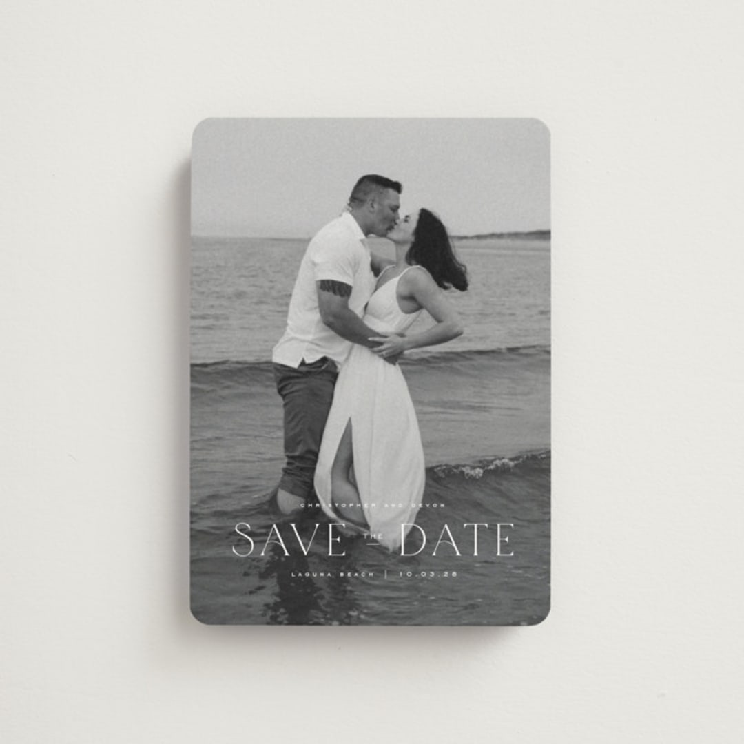 "Summer Love" - Save the Dates in Cloud by Wildfield Paper Co - Front