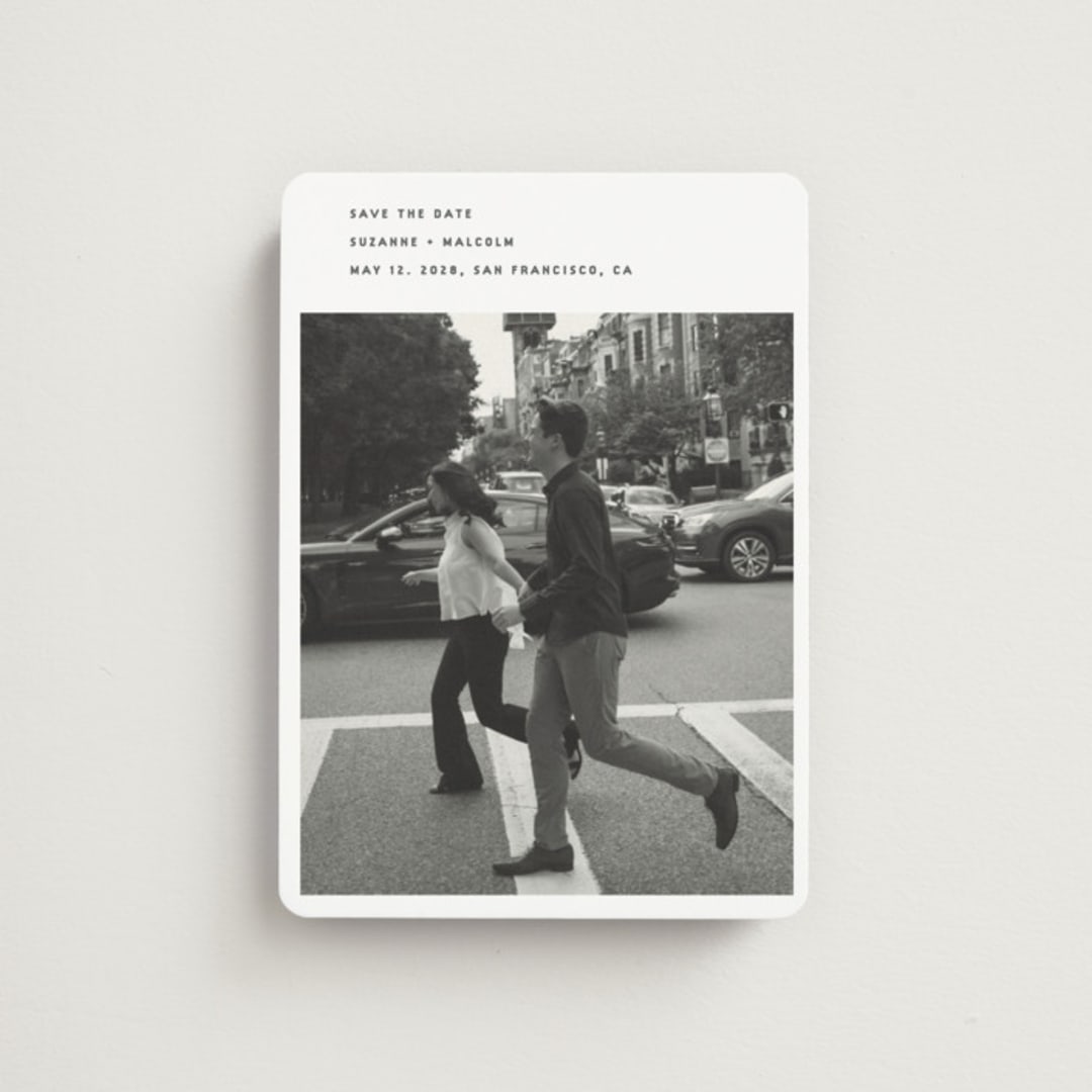 "simple" - Save the Dates in Fog by Sumak Studio - Front