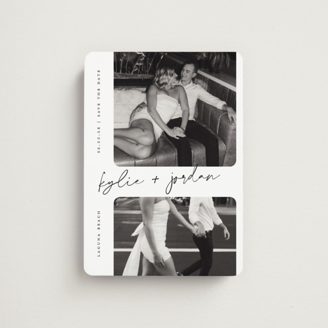 "signature snapshots" - Save the Dates in Snow by Sarah Curry - Front