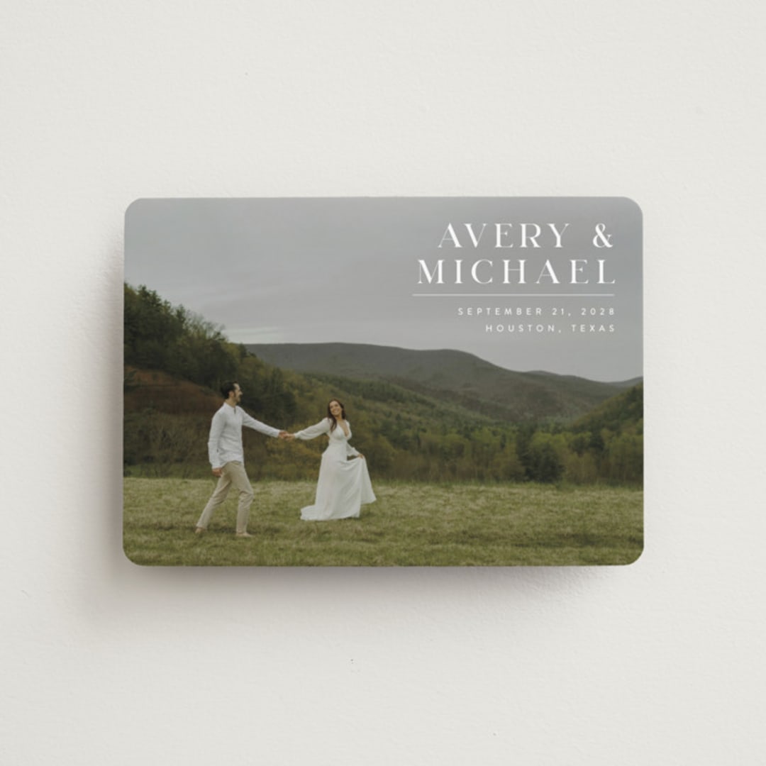 "Hold Tight" - Save the Dates in Ivory by Juneau Designs - Front