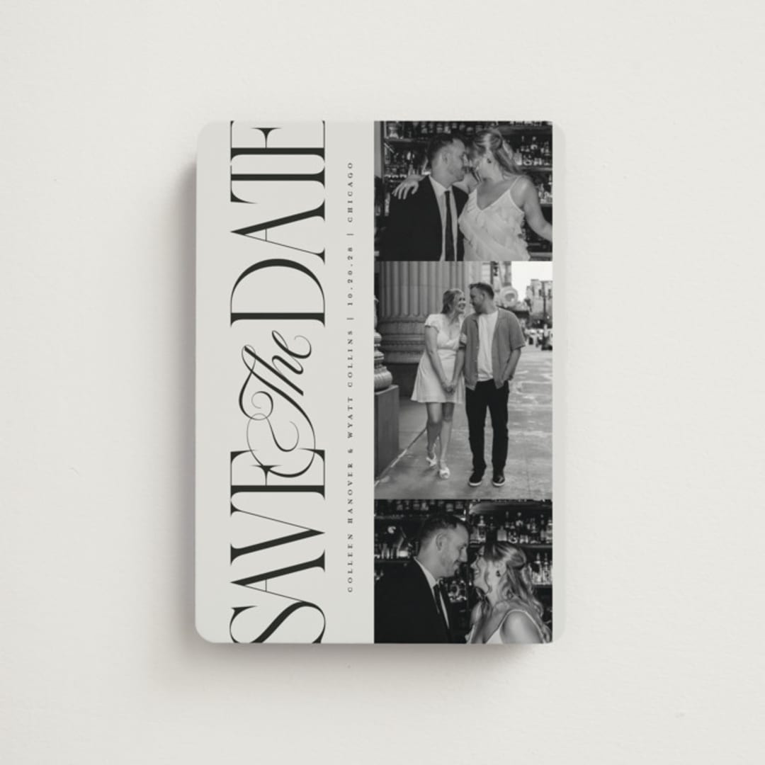 "Sideline" - Save the Dates in Stone by Laura Hankins - Front