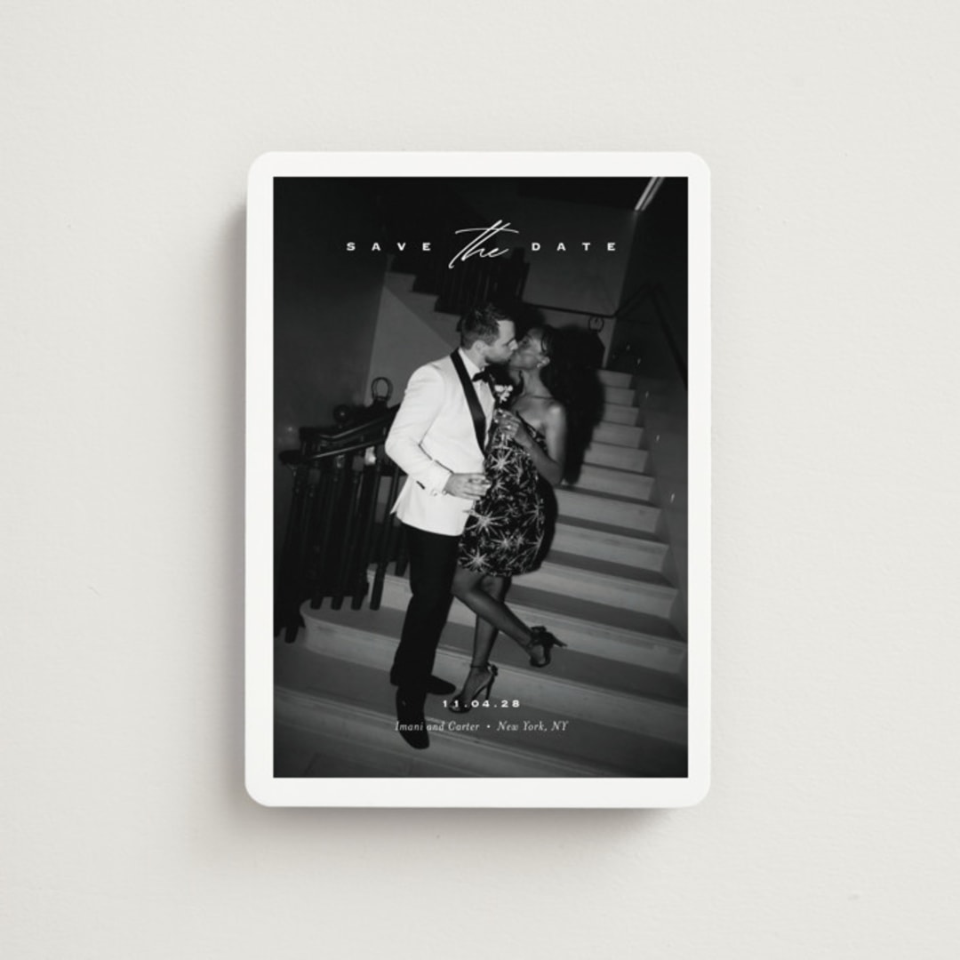 "Casual Elegance" - Save the Dates in Diamond by Eric Clegg - Front