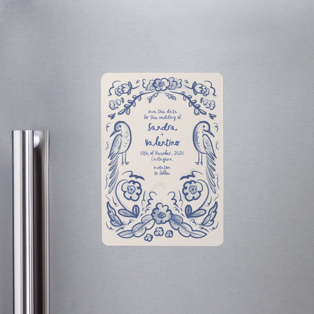 "Santa Catalina" - Save the Dates in Marseille Blue by Ani Somi - Front