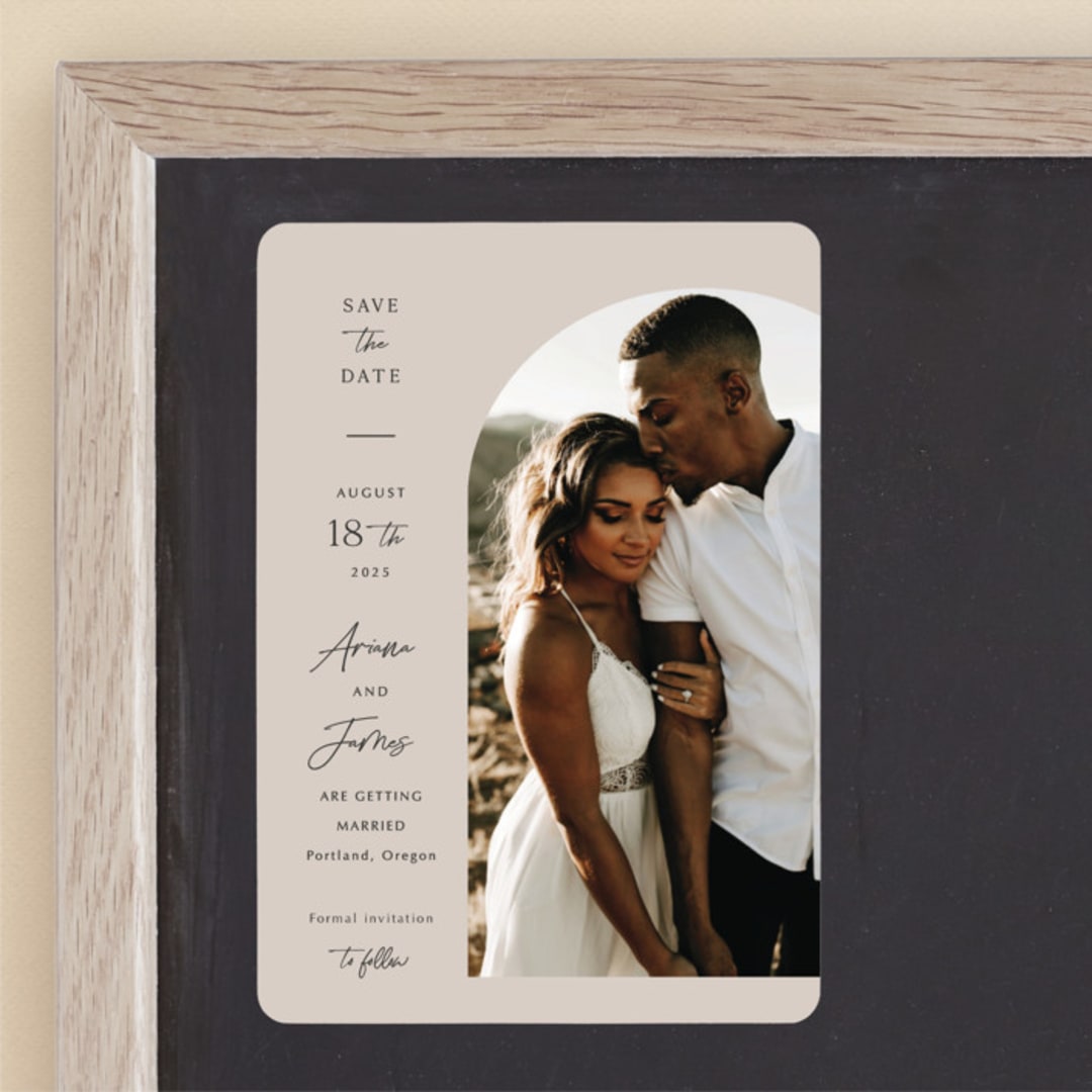 "the arch" - Save the Dates in Stone by Elly - Front
