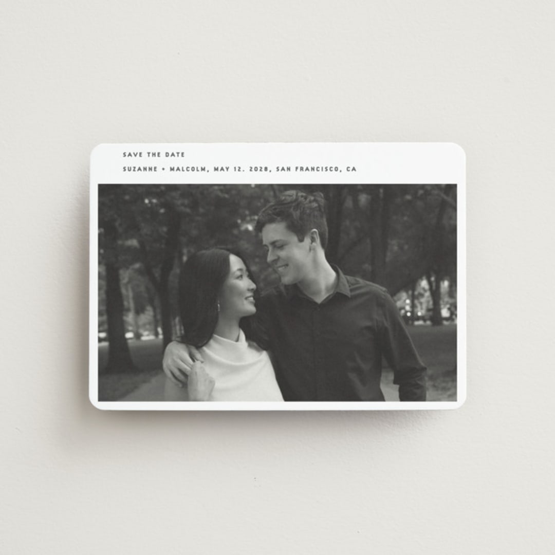 "simple" - Save the Dates in Fog by Sumak Studio - Front