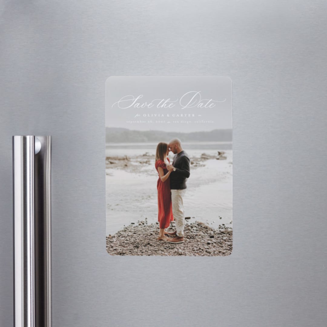 "Enchanted Love" - Save the Dates in Cloud by Ashlee Townsend - Front