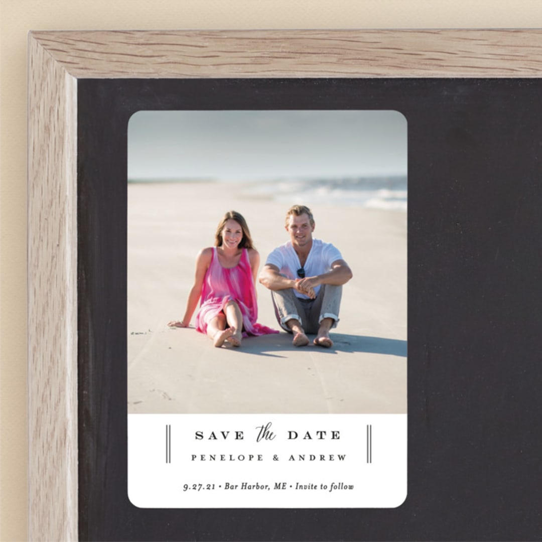 "Bottom Line" - Save the Dates in Vanilla by Jennifer Wick - Front
