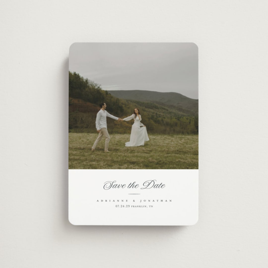 "Together Always" - Save the Dates in Chiffon by Eric Clegg - Front
