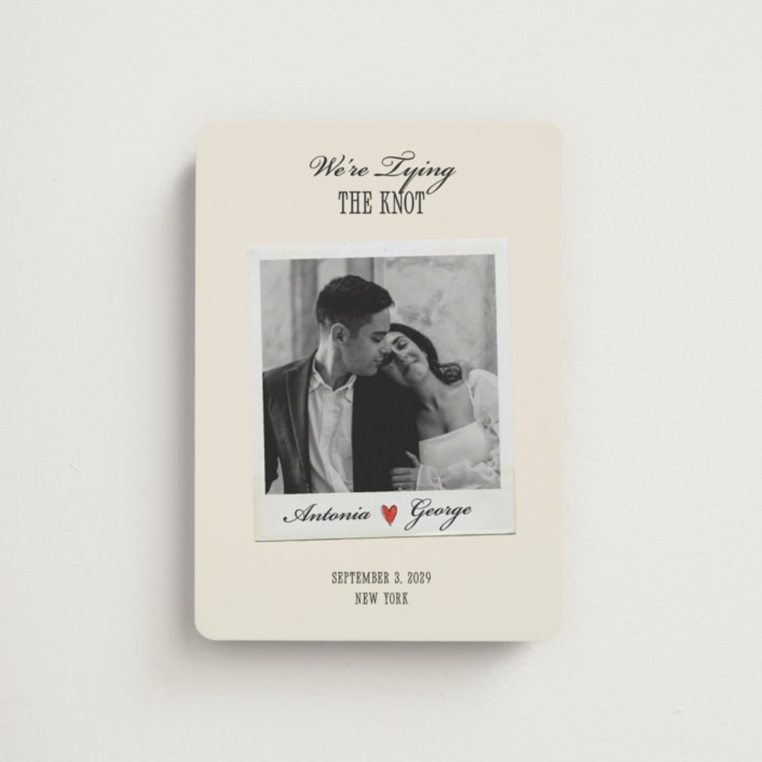 "Two Hearts" - Save the Dates in Lily by Pati Cascino - Front