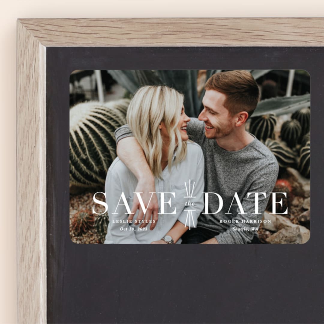 "Mix + Mingle" - Save the Dates in Cloud by Lauren Chism - Front
