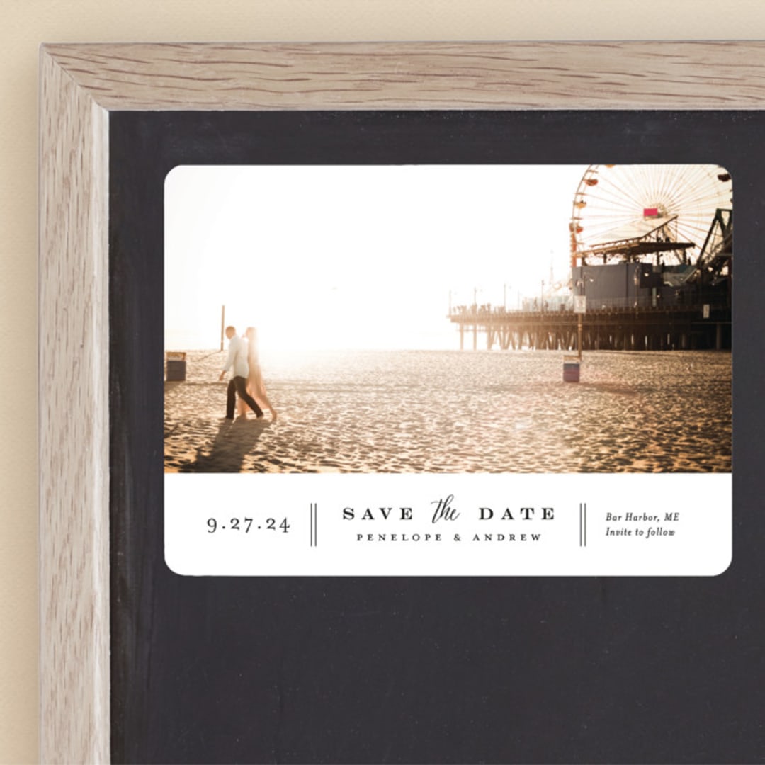 "Bottom Line" - Save the Dates in Vanilla by Jennifer Wick - Front
