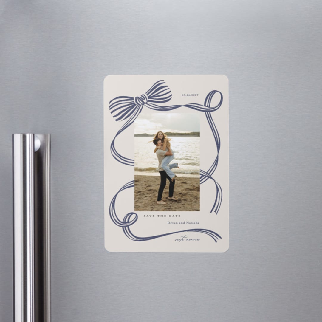 "Neddy" - Save the Dates in Blue Spruce by Carrie ONeal - Front