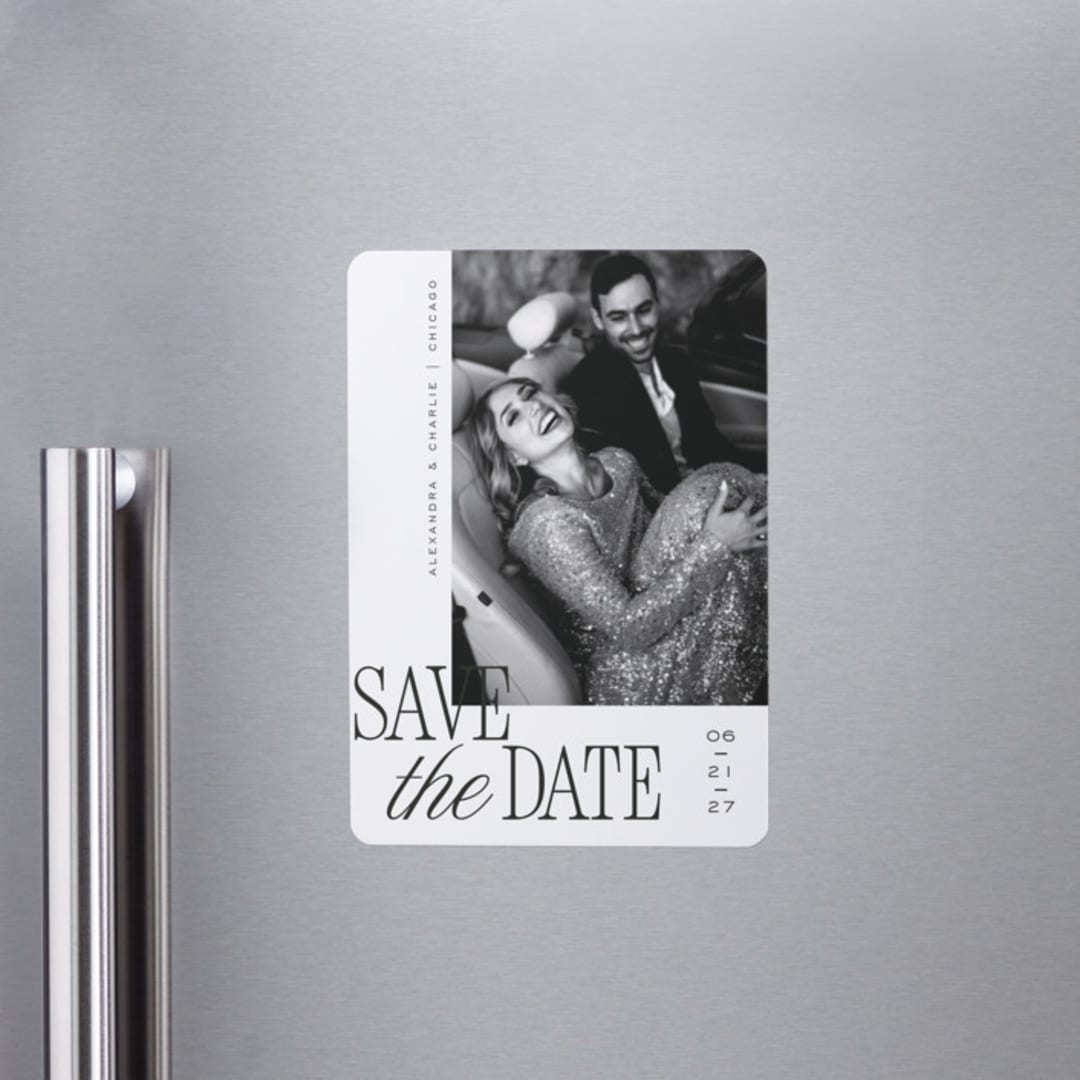 "Right Side" - Save the Dates in Pearl by Melanie Kosuge - Front