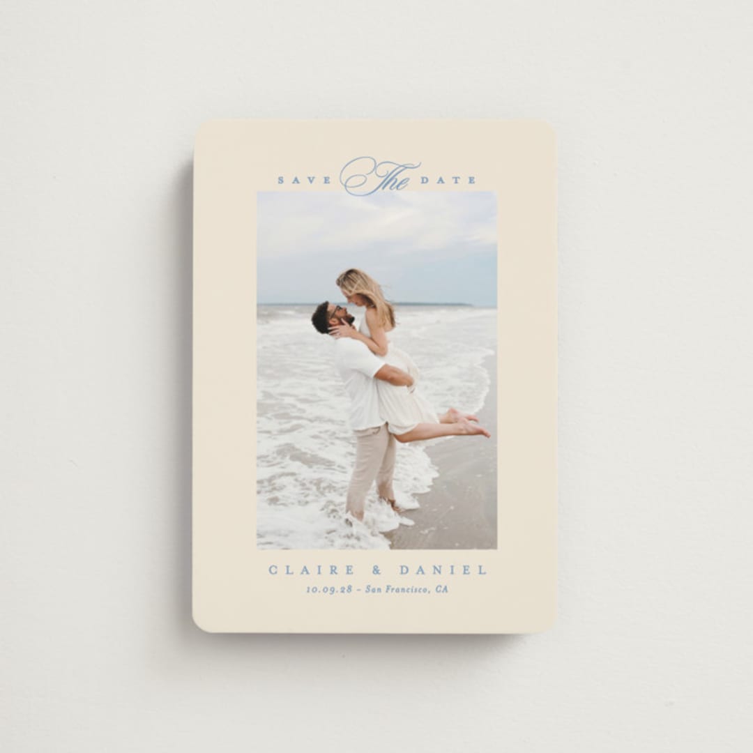 "Aristocratic" - Save the Dates in Wave by Creo Study - Front