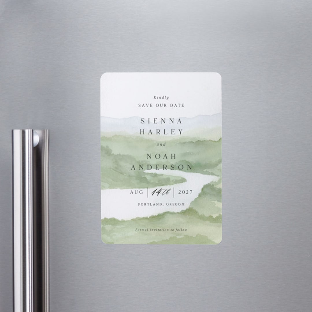 "The Vow" - Save the Dates in Meadow by Elly - Front