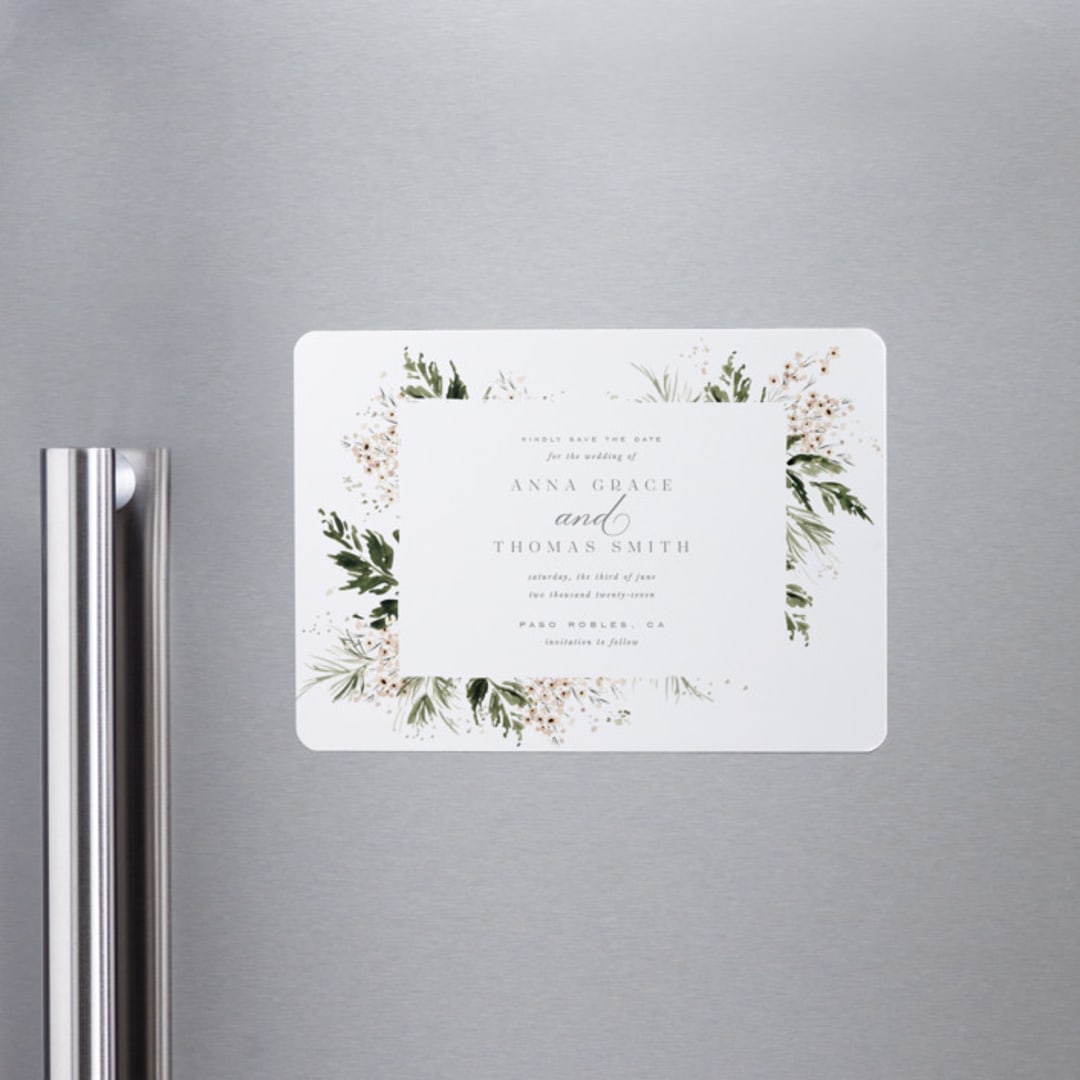 "Grace" - Save the Dates in Porcelain by Leah Bisch - Front