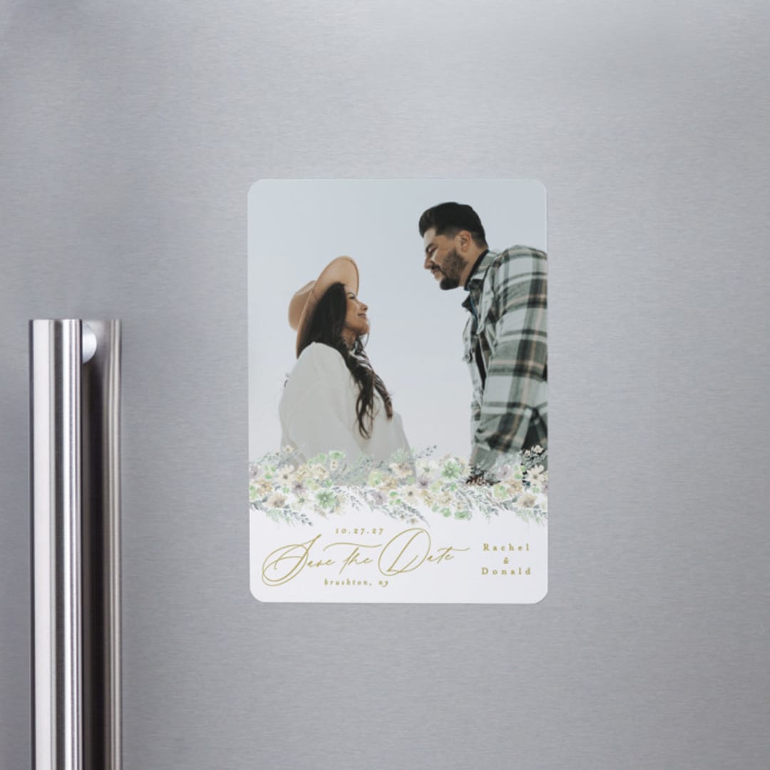 "Floral Arch" - Save the Dates in Greenery by Phrosné Barwood - Front