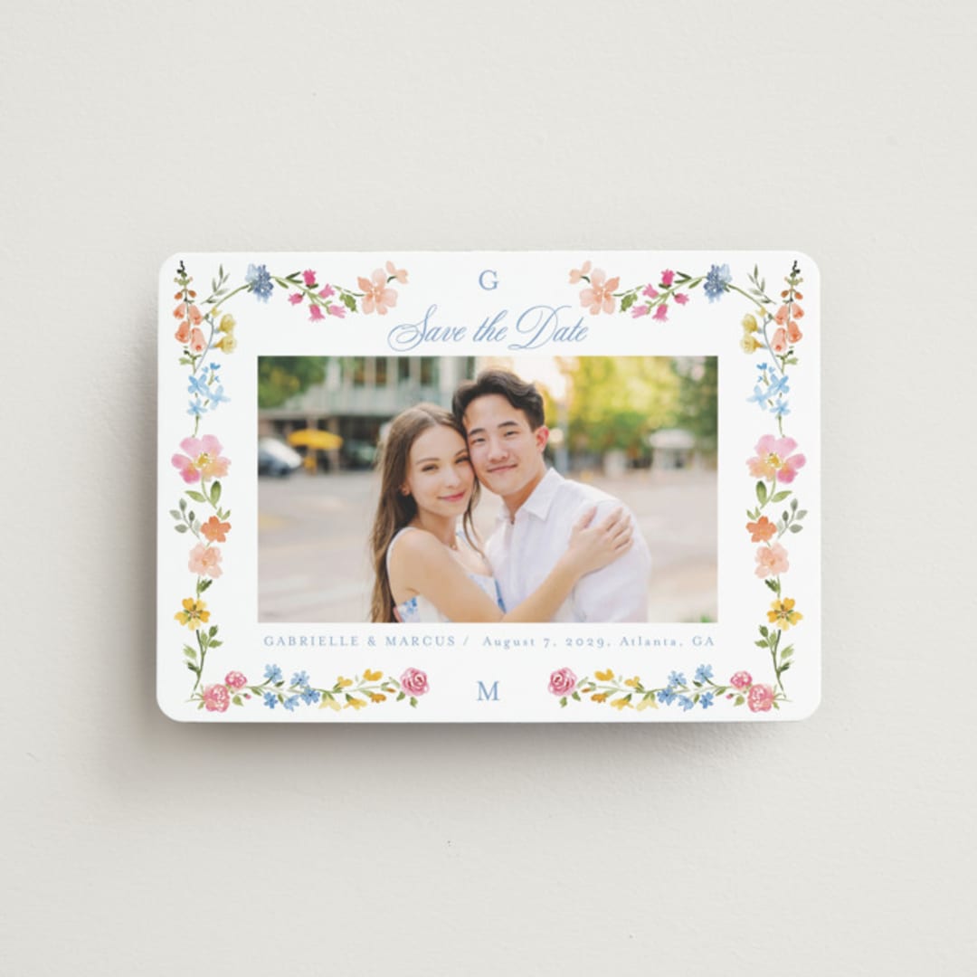 "Everlasting Romance" - Save the Dates in Meadow by Petra Kern - Front