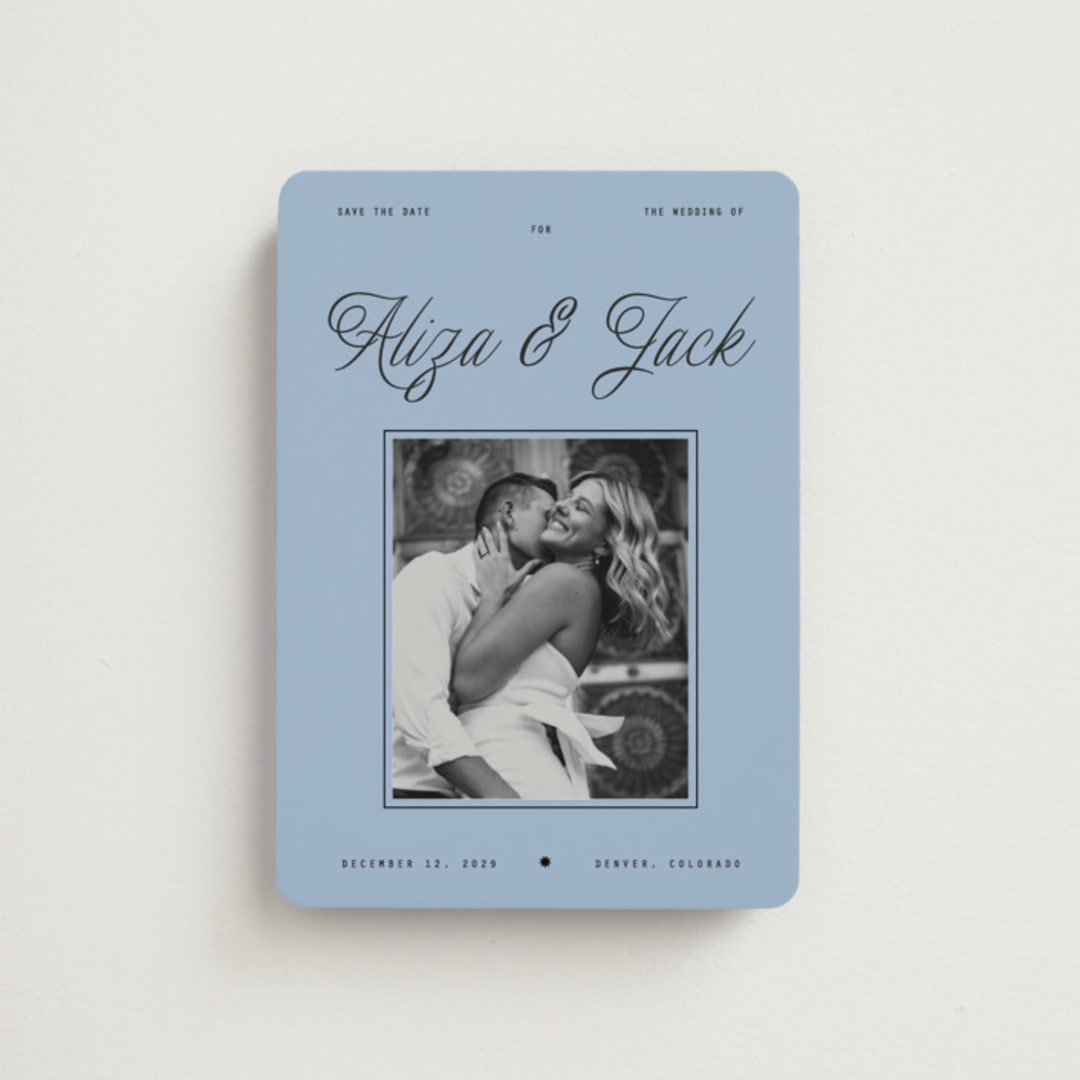 "Cheers" - Save the Dates in Sky by Blustery August - Front