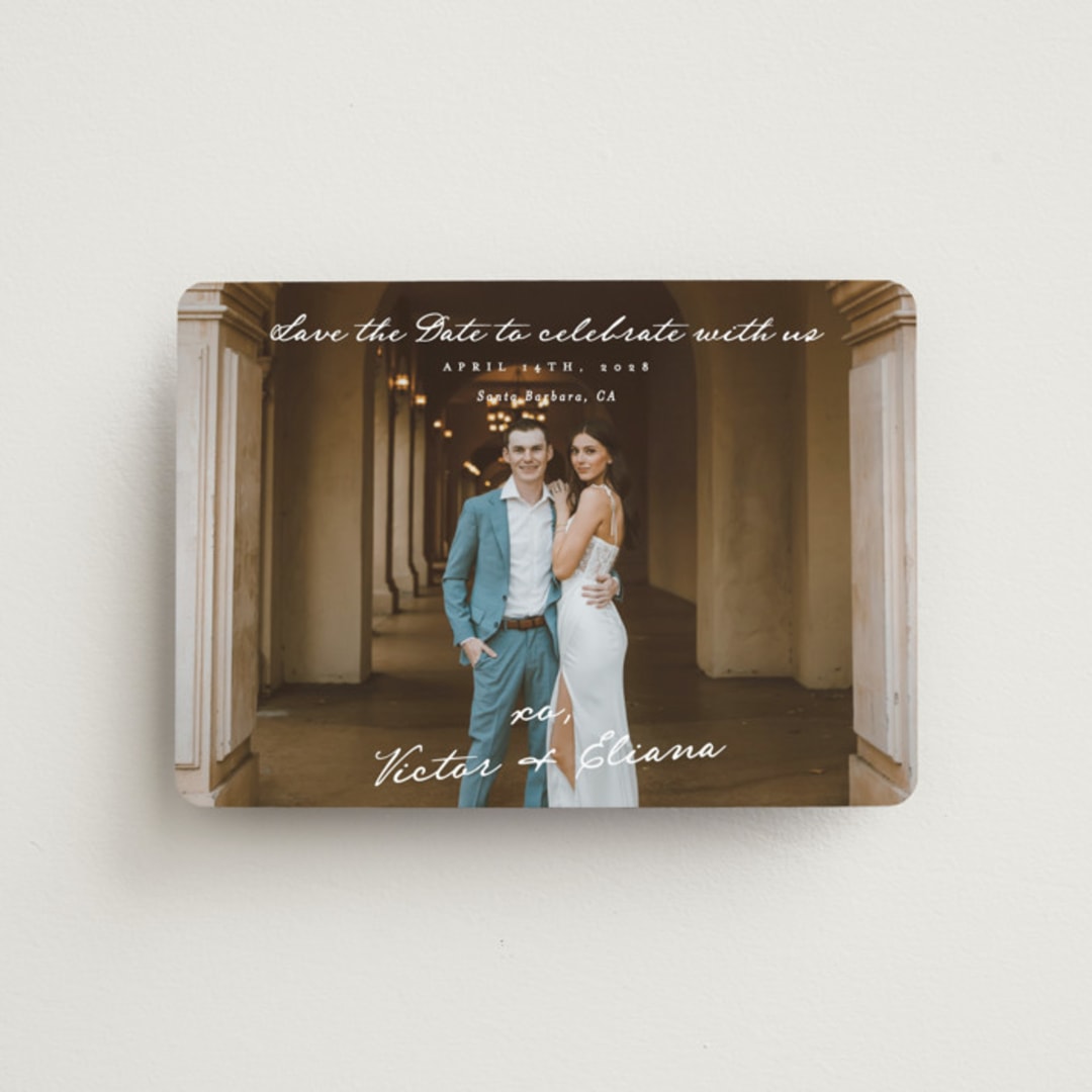 "Celebration XO" - Save the Dates in Ivory by Alethea and Ruth - Front