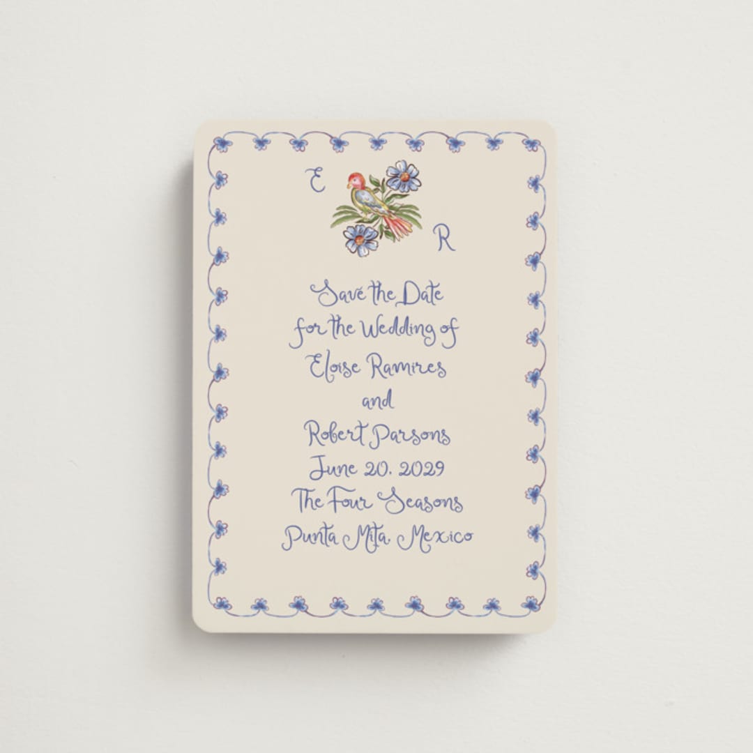 "Artisan Wedding" - Save the Dates in Sea by Chris Griffith - Front