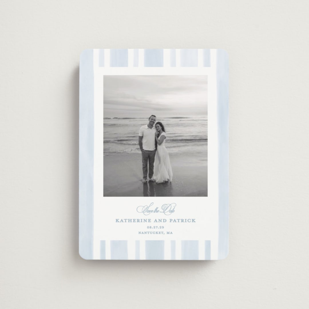 "Coastal crest" - Save the Dates in Ocean by Creo Study - Front