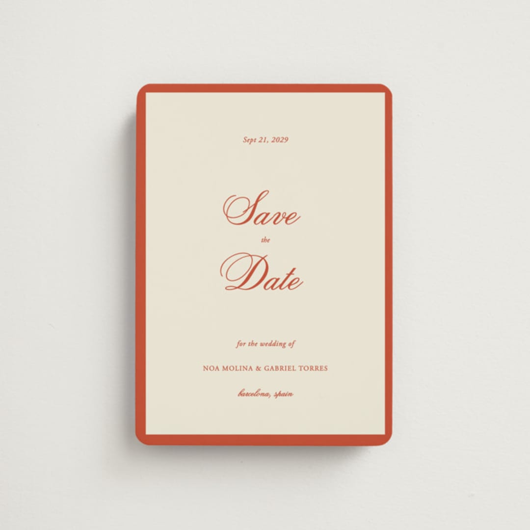 "Borders" - Save the Dates in Cherry by Ani Somi - Front