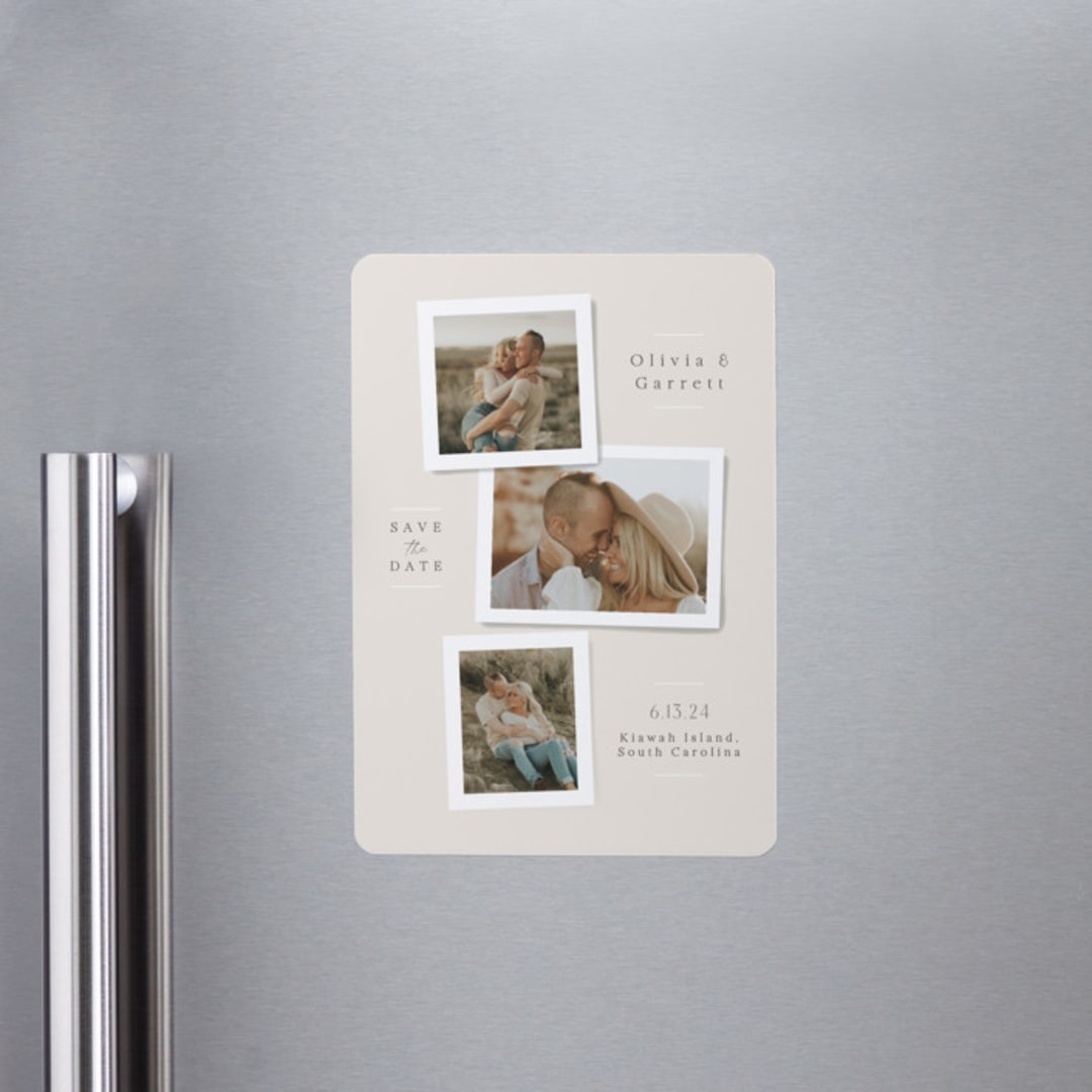 "Portraits" - Save the Dates in Champagne by Jennifer Wick - Front