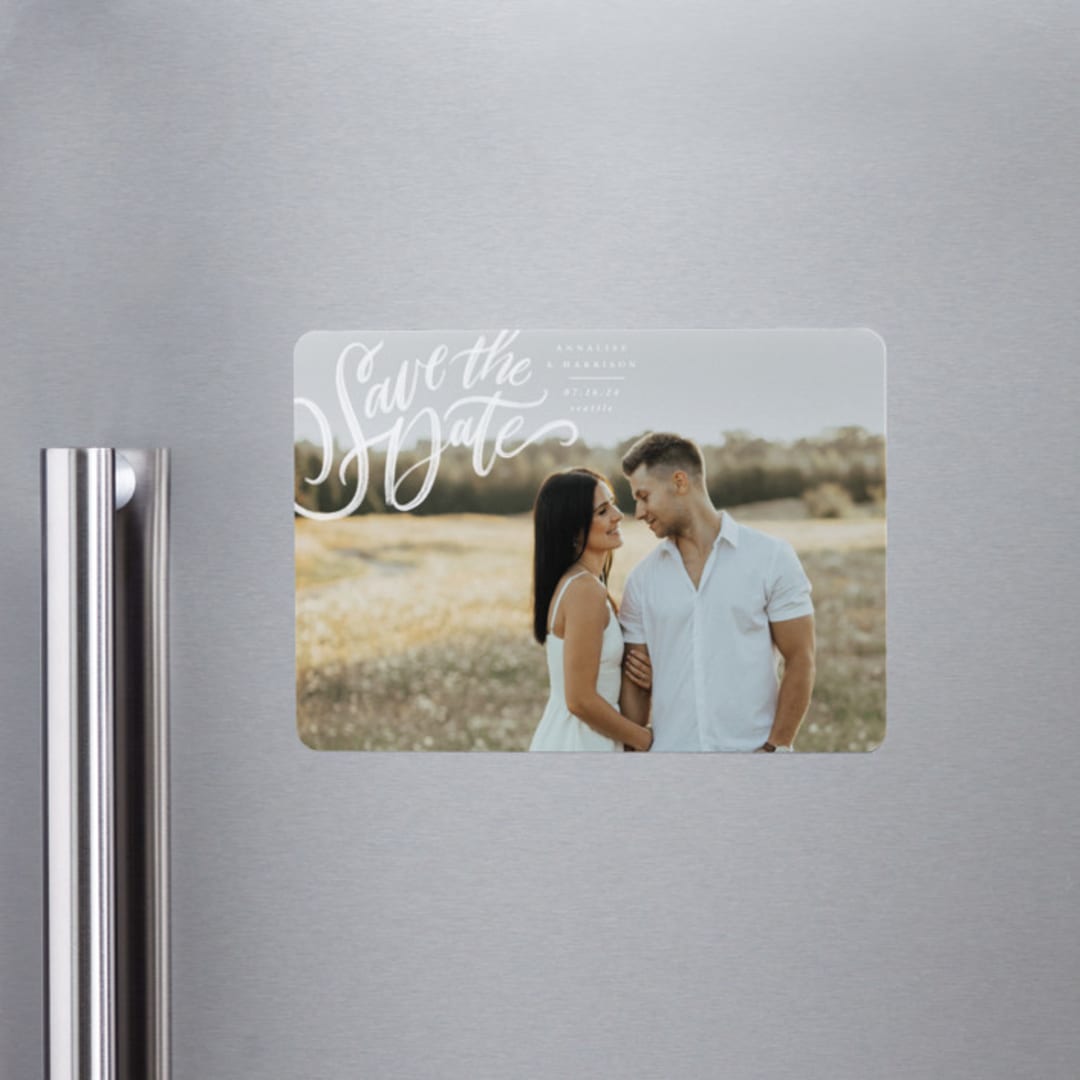 "Love Letters" - Save the Dates in Daisy by Wildfield Paper Co - Front