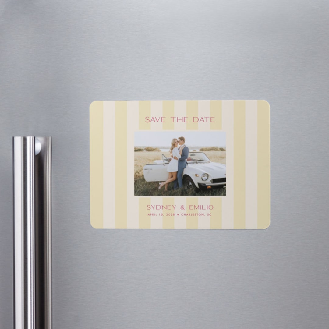 "palmetto" - Save the Dates in Lemon by Ellen Schlegelmilch - Front