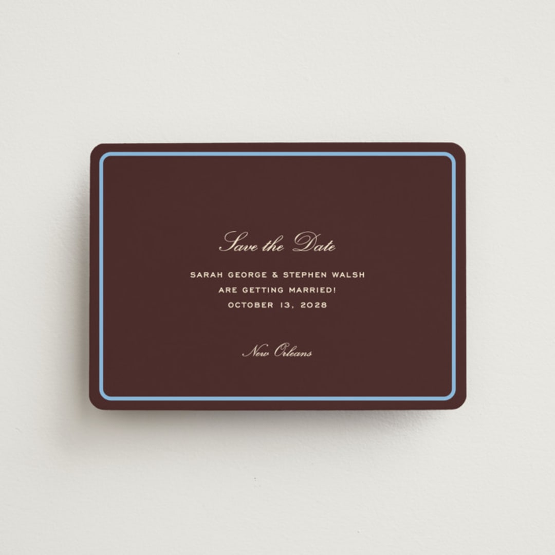 "Aperitif" - Save the Dates in Fig by Megan Davis - Front