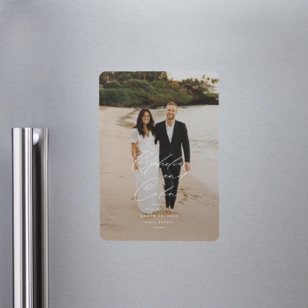"Paradise Found" - Save the Dates in Cloud by Ashlee Townsend - Front