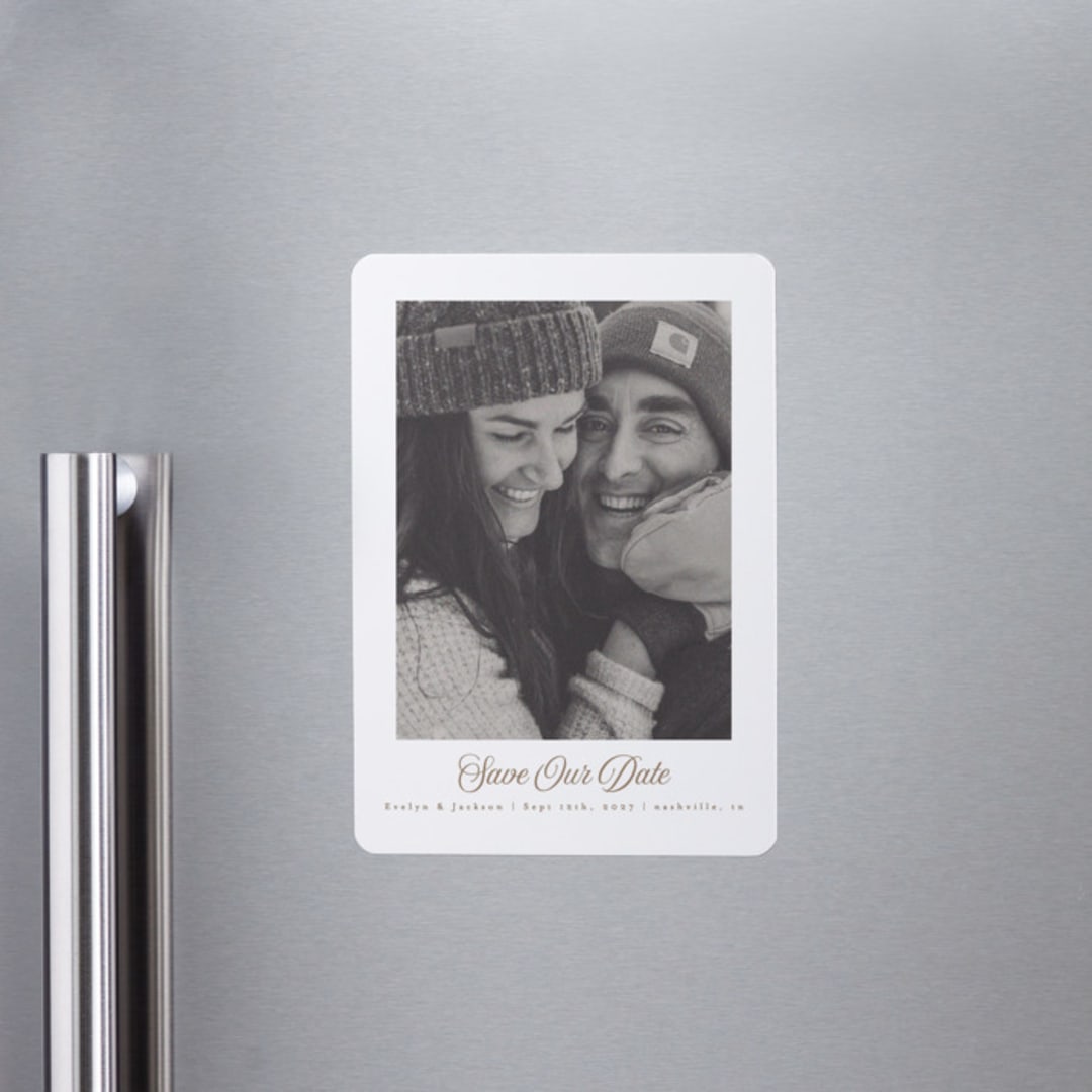 "Sweet" - Save the Dates in Snow by Angela Garrick - Front