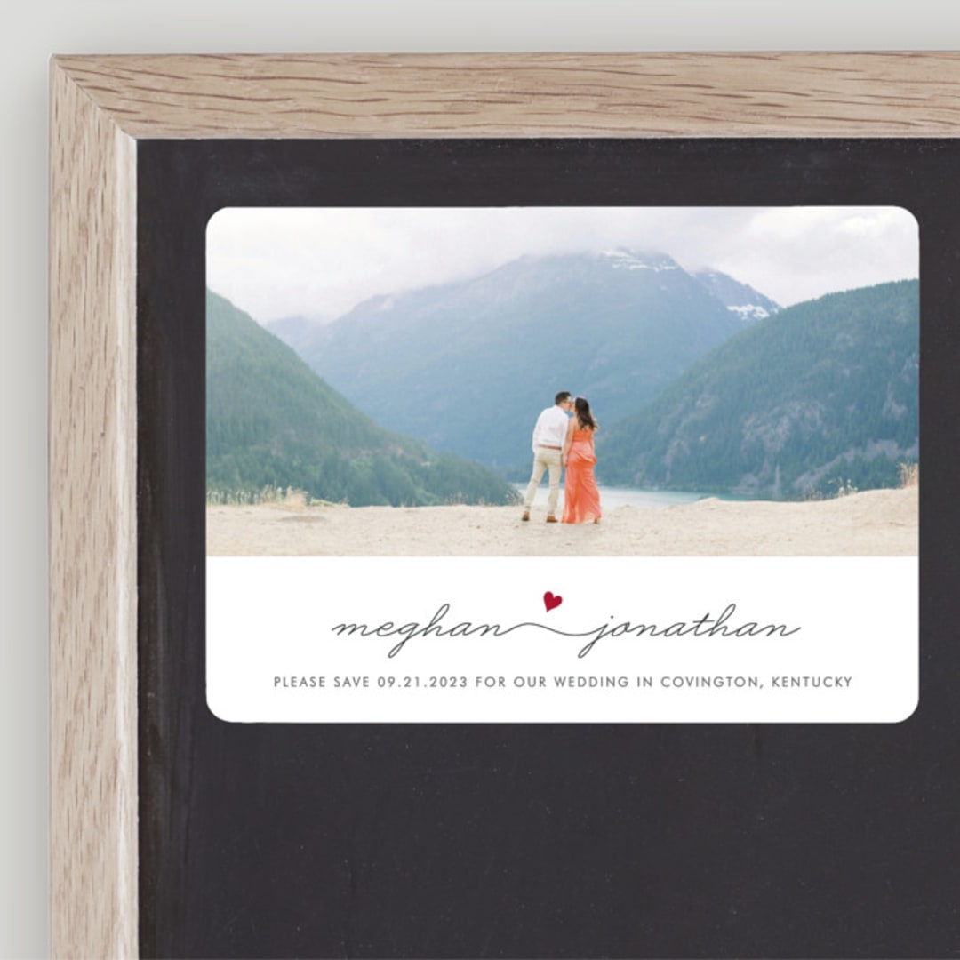 "Love Connection" - Save the Dates in Hot by Kim Dietrich Elam - Front