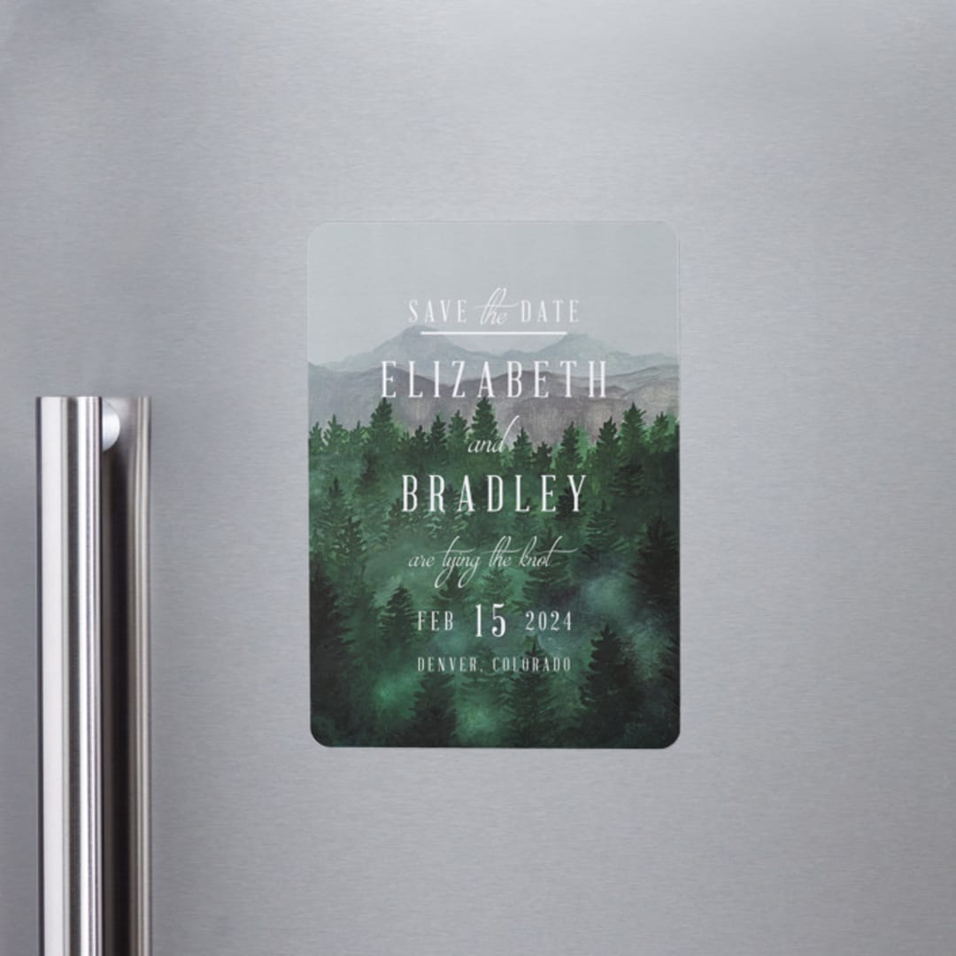 "Adventure Awaits" - Save the Dates in Smoke by Elly - Front