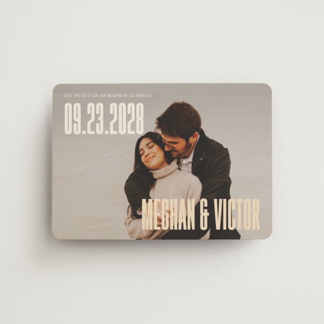 "Ensemble" - Save the Dates in Honey by letterfix - Front