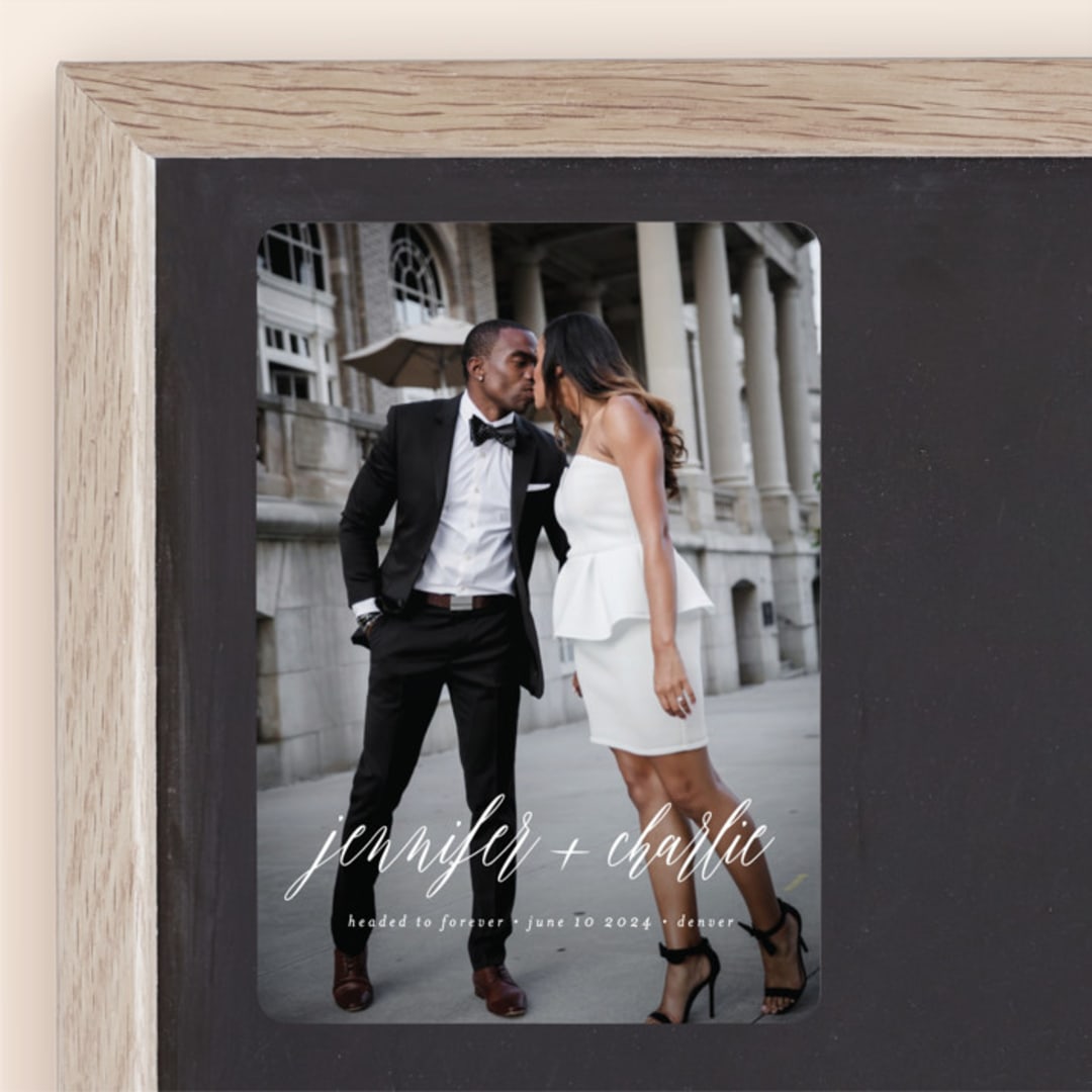 "Headed to Forever" - Save the Dates in Cloud by Susan Brown - Front